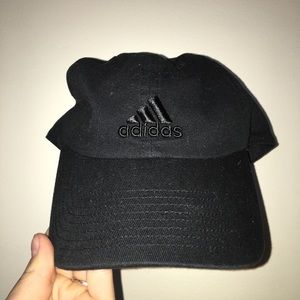 All black Adidas Hat